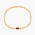 Birthstone Stretch Bracelets - Waterproof | Tarnish Free