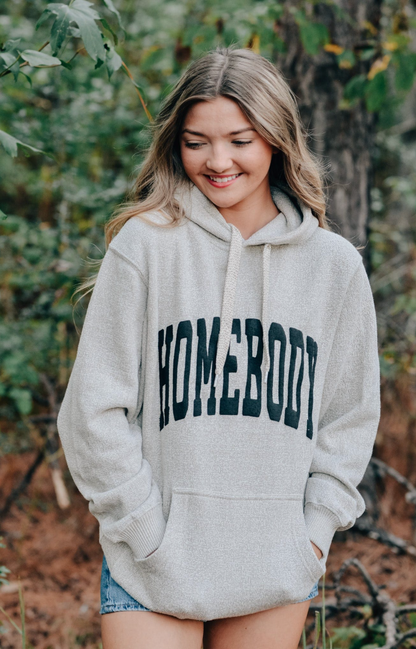 Homebody Oatmeal Knit Hoodie