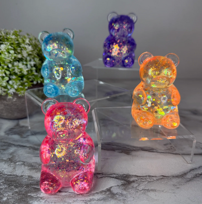 Glitter Gummy Bear Squishy