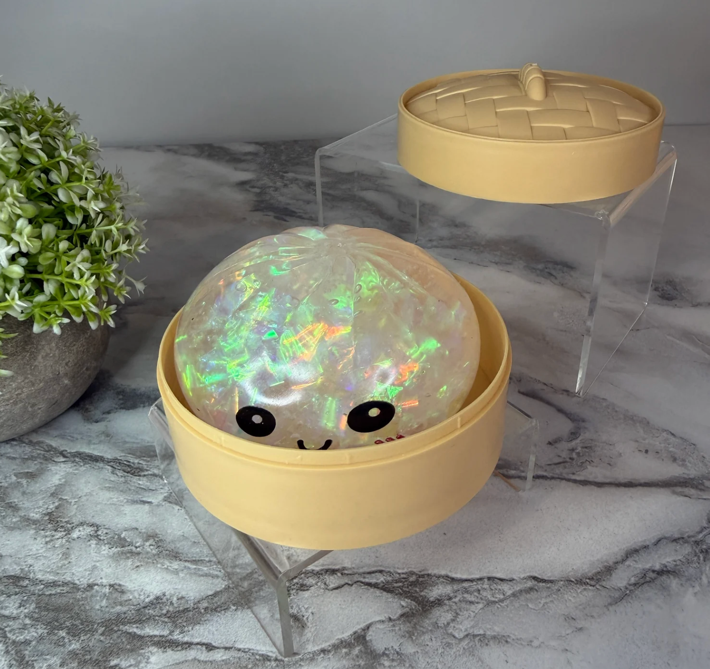 Holographic Glitter Dumpling