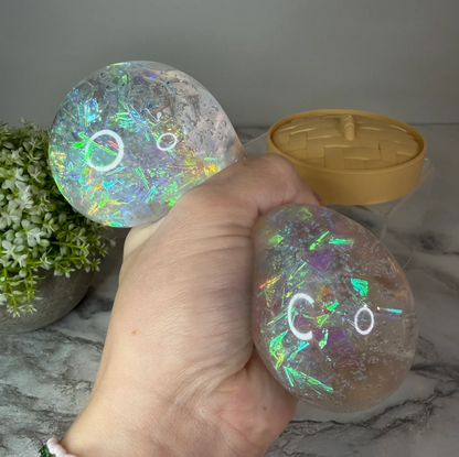 Holographic Glitter Dumpling