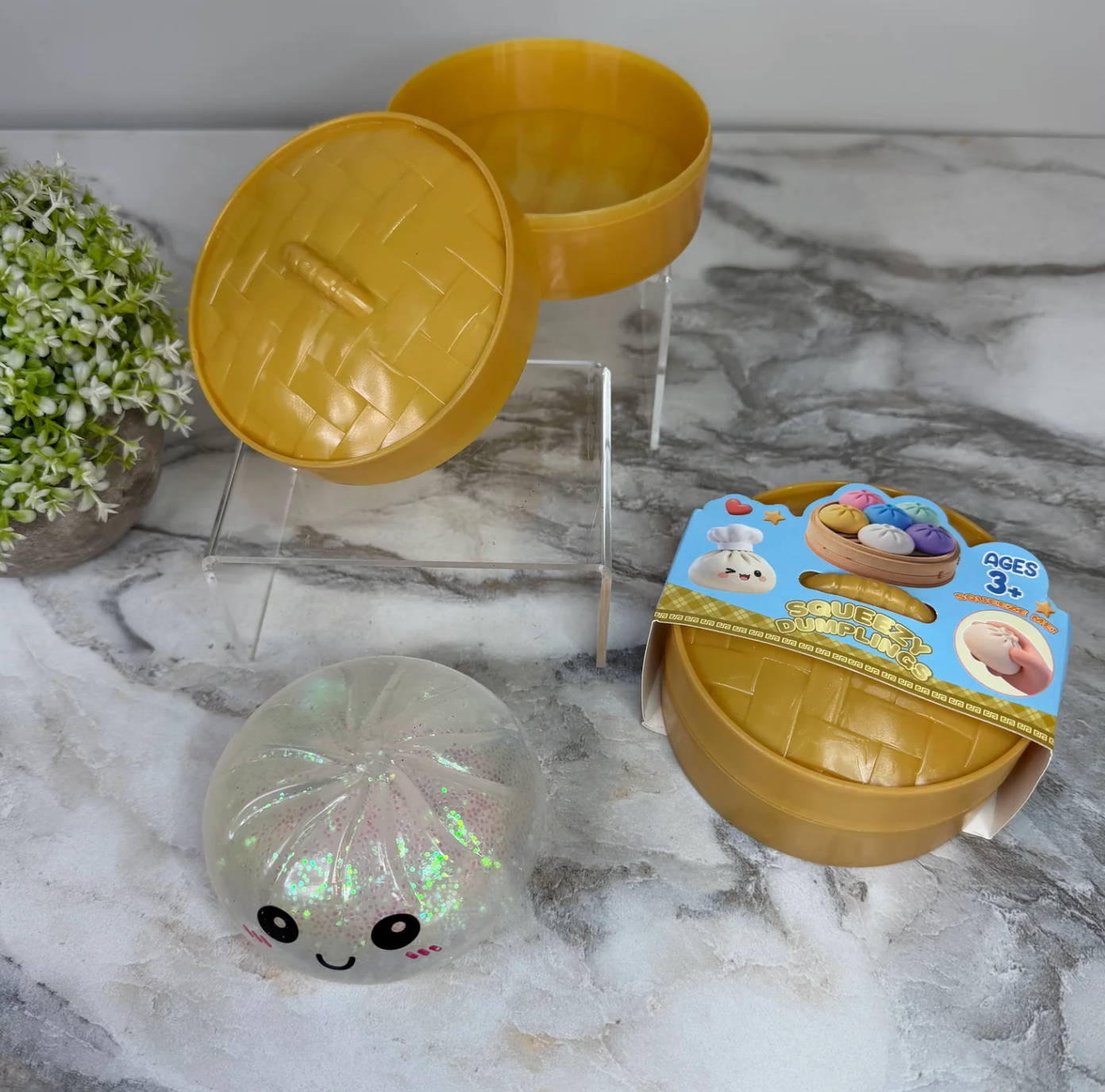 Holographic Glitter Dumpling