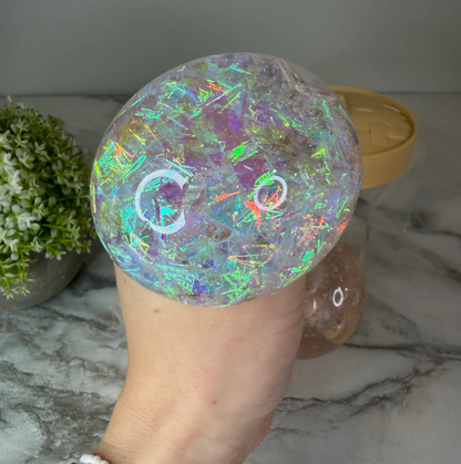 Holographic Glitter Dumpling