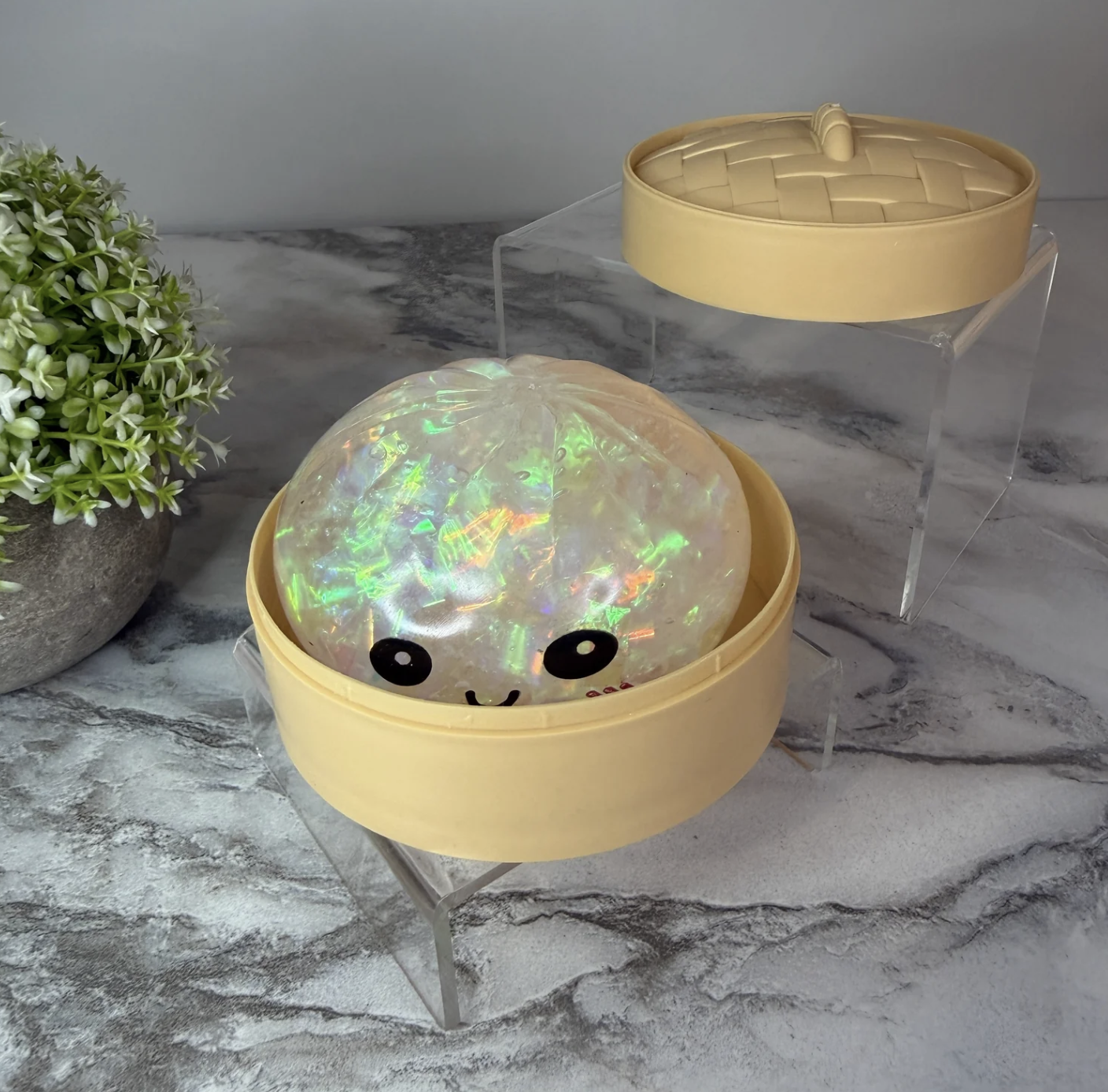 Holographic Glitter Dumpling