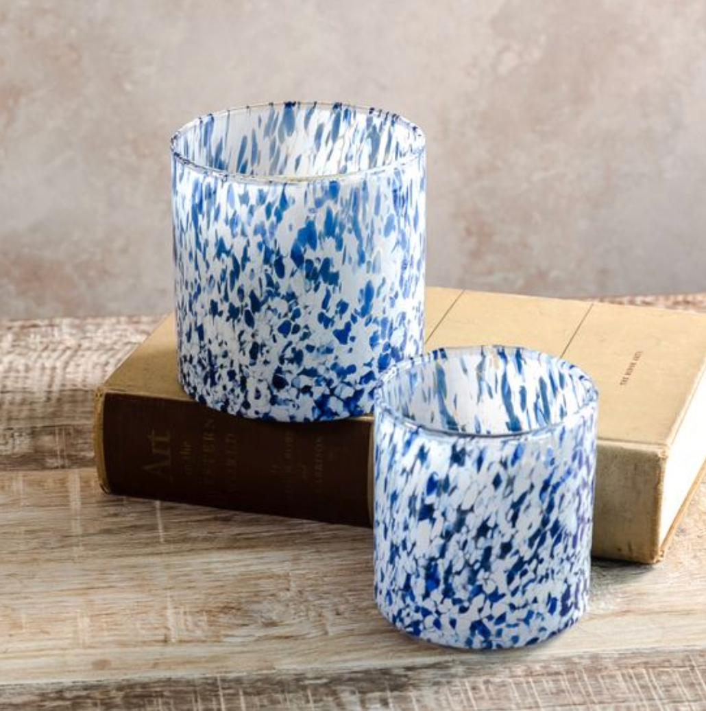 Blue Spec Jars