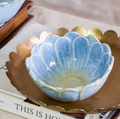 5" Blue Flower Bowl