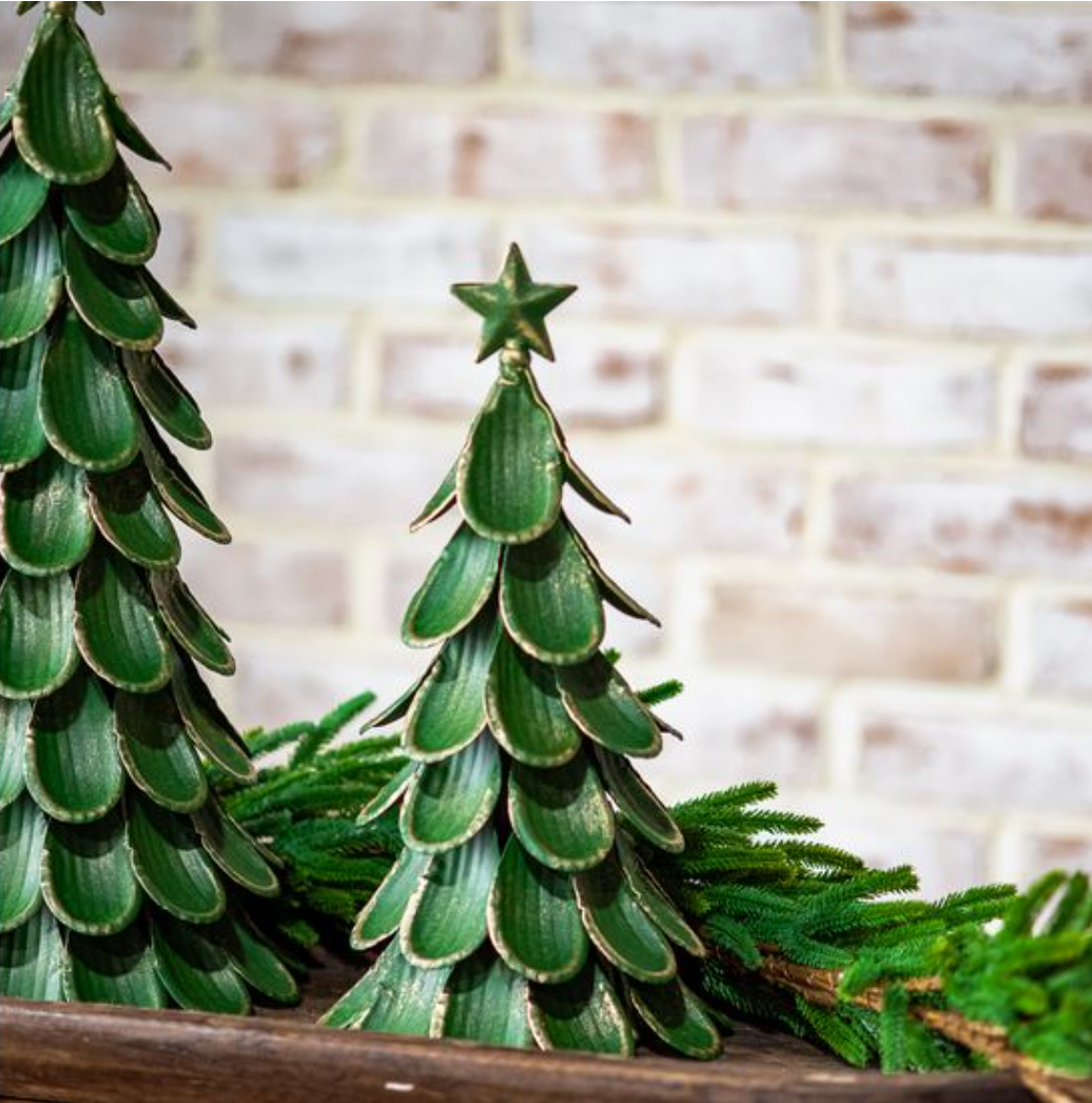12 Inch Green Wash Tree