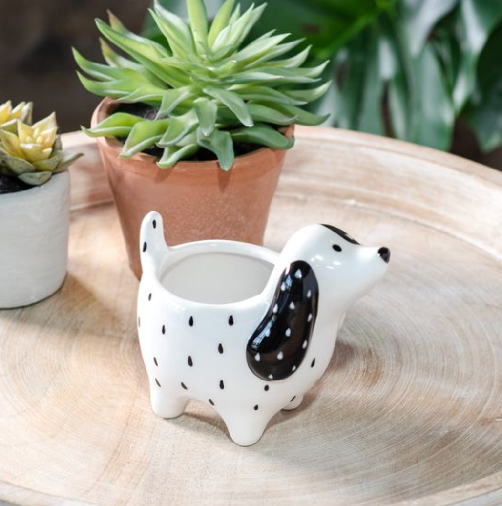 Spotted Dog Planter