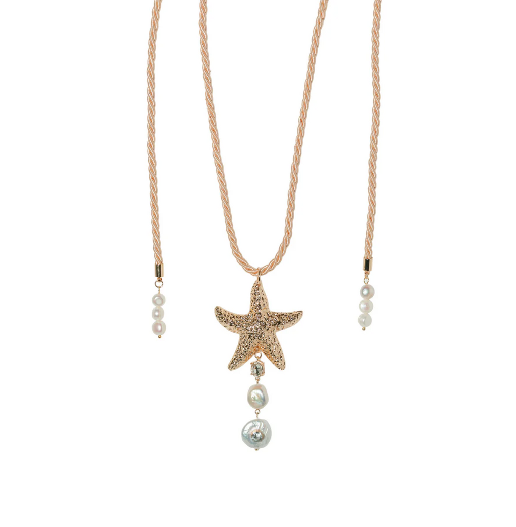 Sea Darling Starfish Rope Necklace