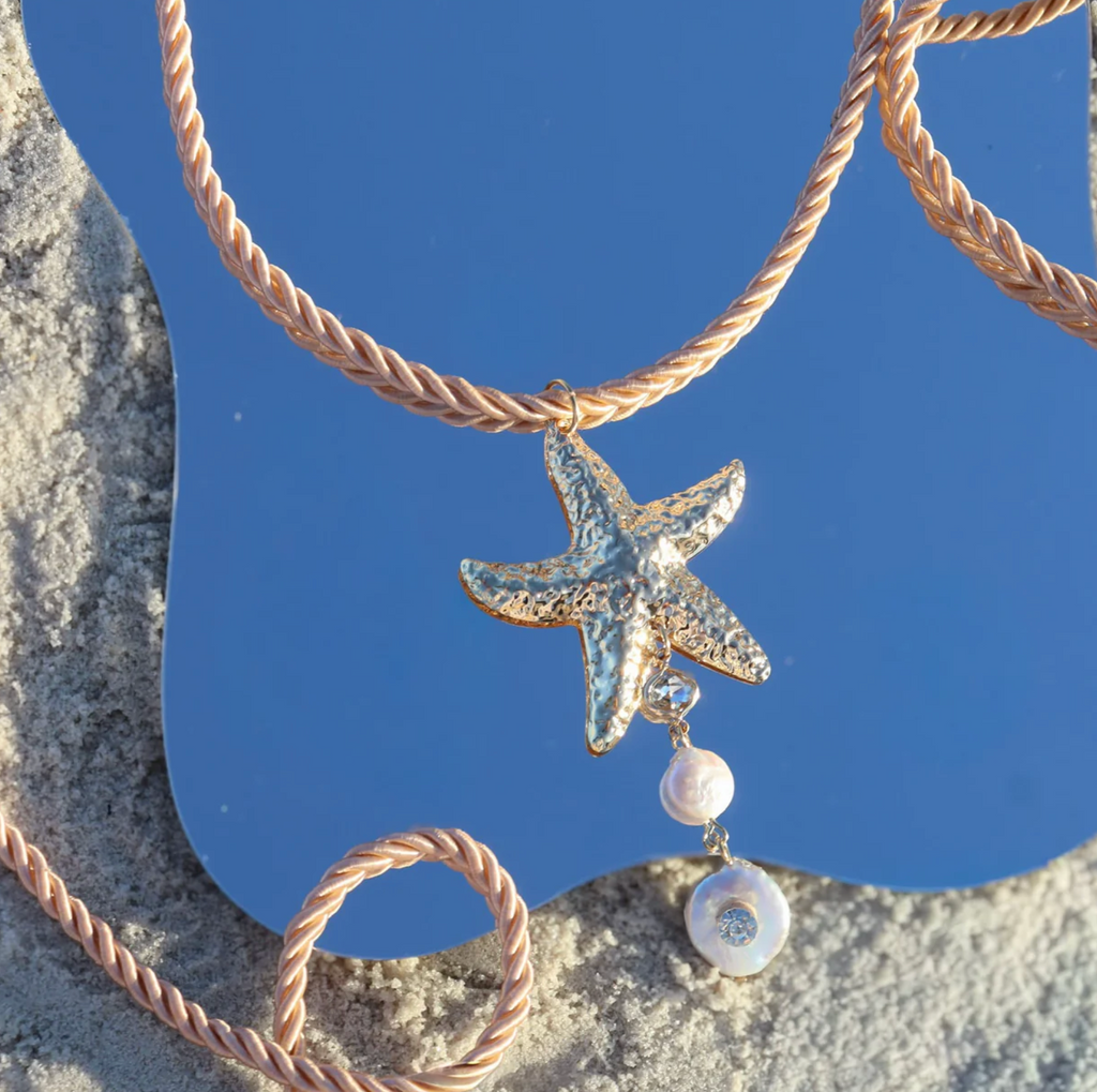 Sea Darling Starfish Rope Necklace