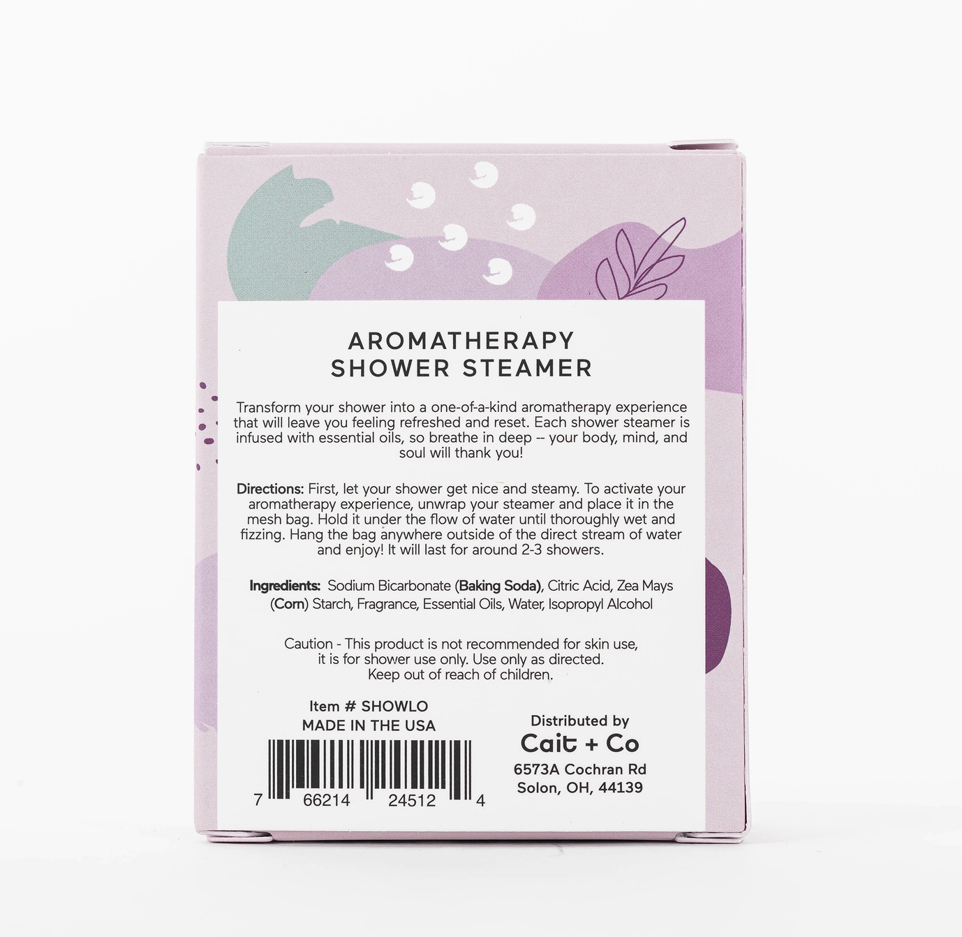 Cait & Co. Shower Steamers
