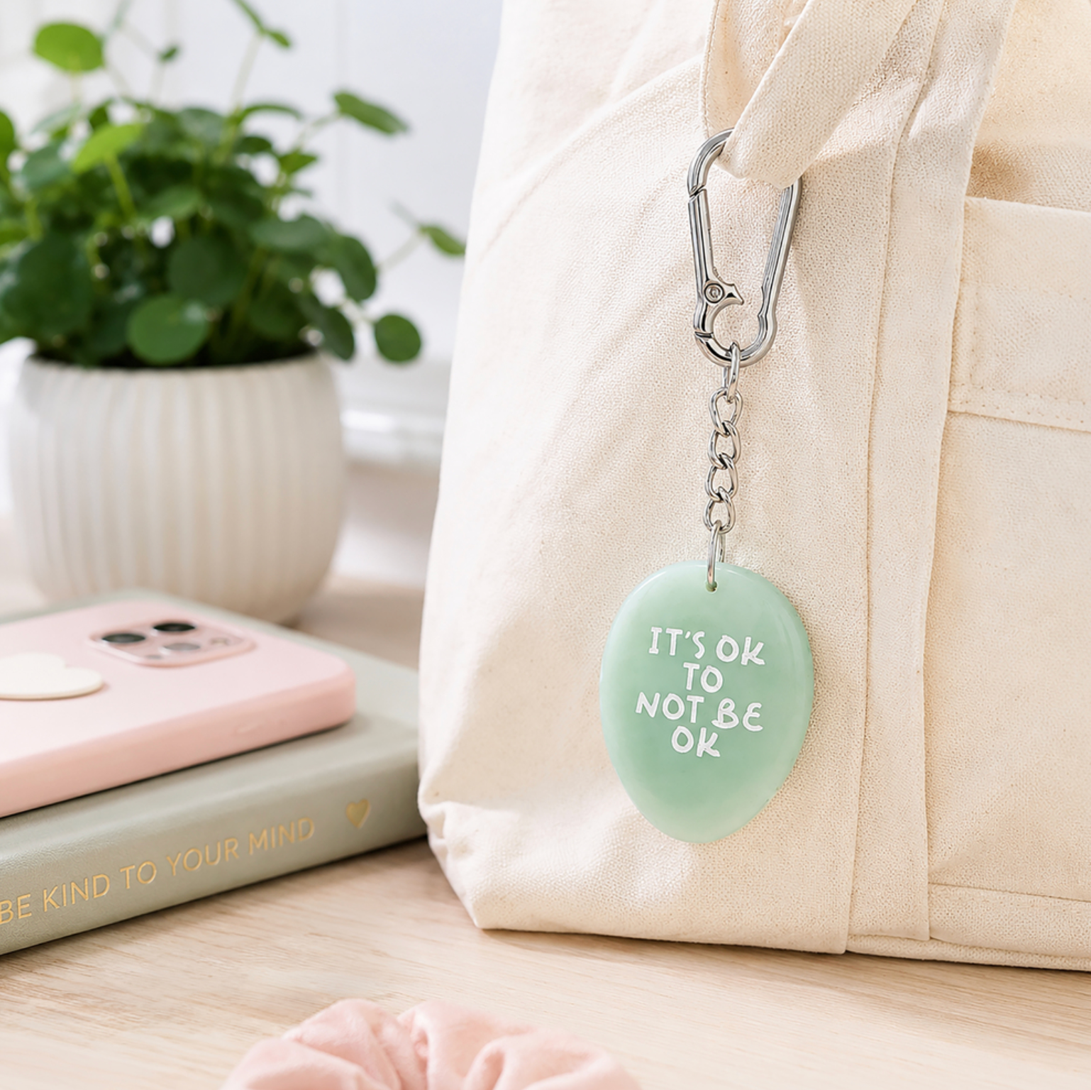 It's Ok Worrystone Green Aventurine