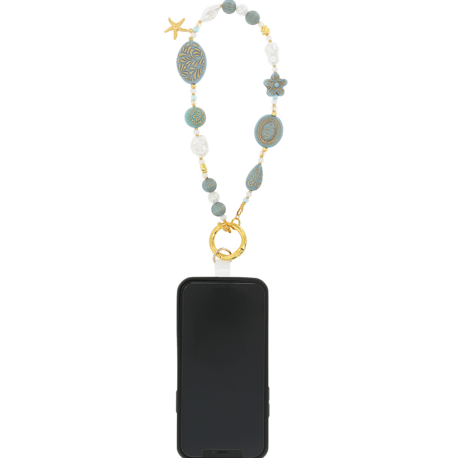 Beach - Beaded Hands-Free Wrist Strap