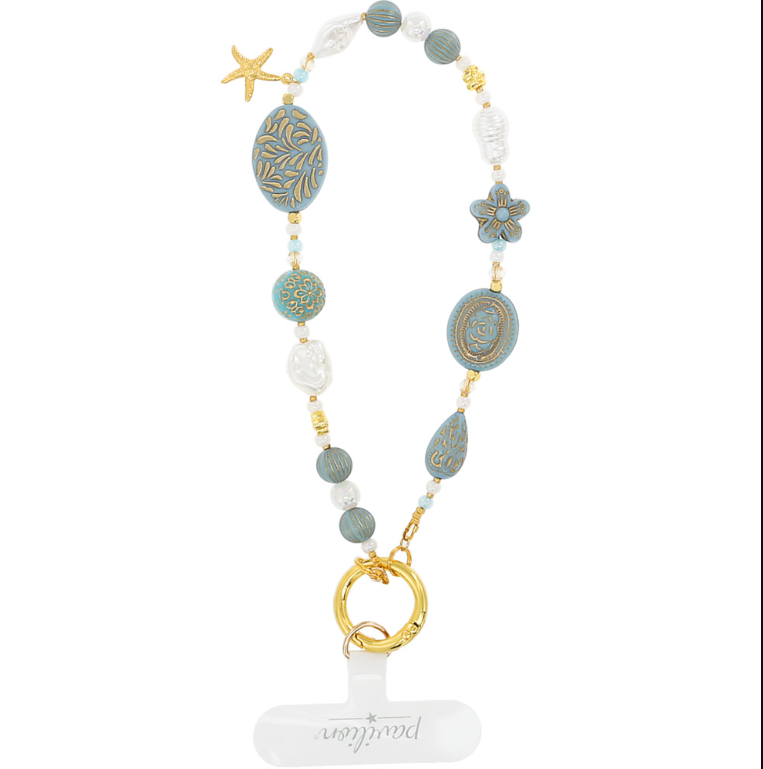 Beach - Beaded Hands-Free Wrist Strap