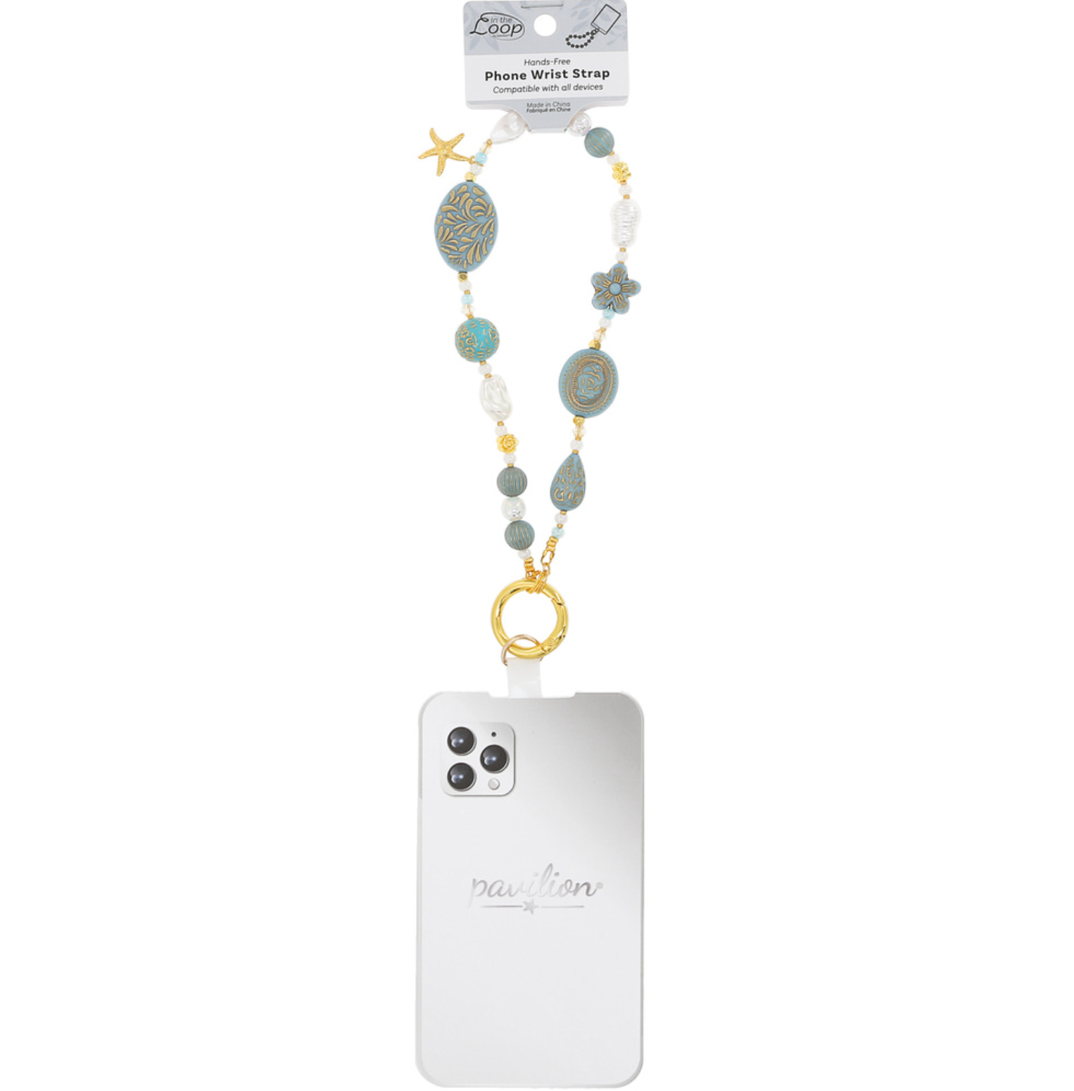 Beach - Beaded Hands-Free Wrist Strap