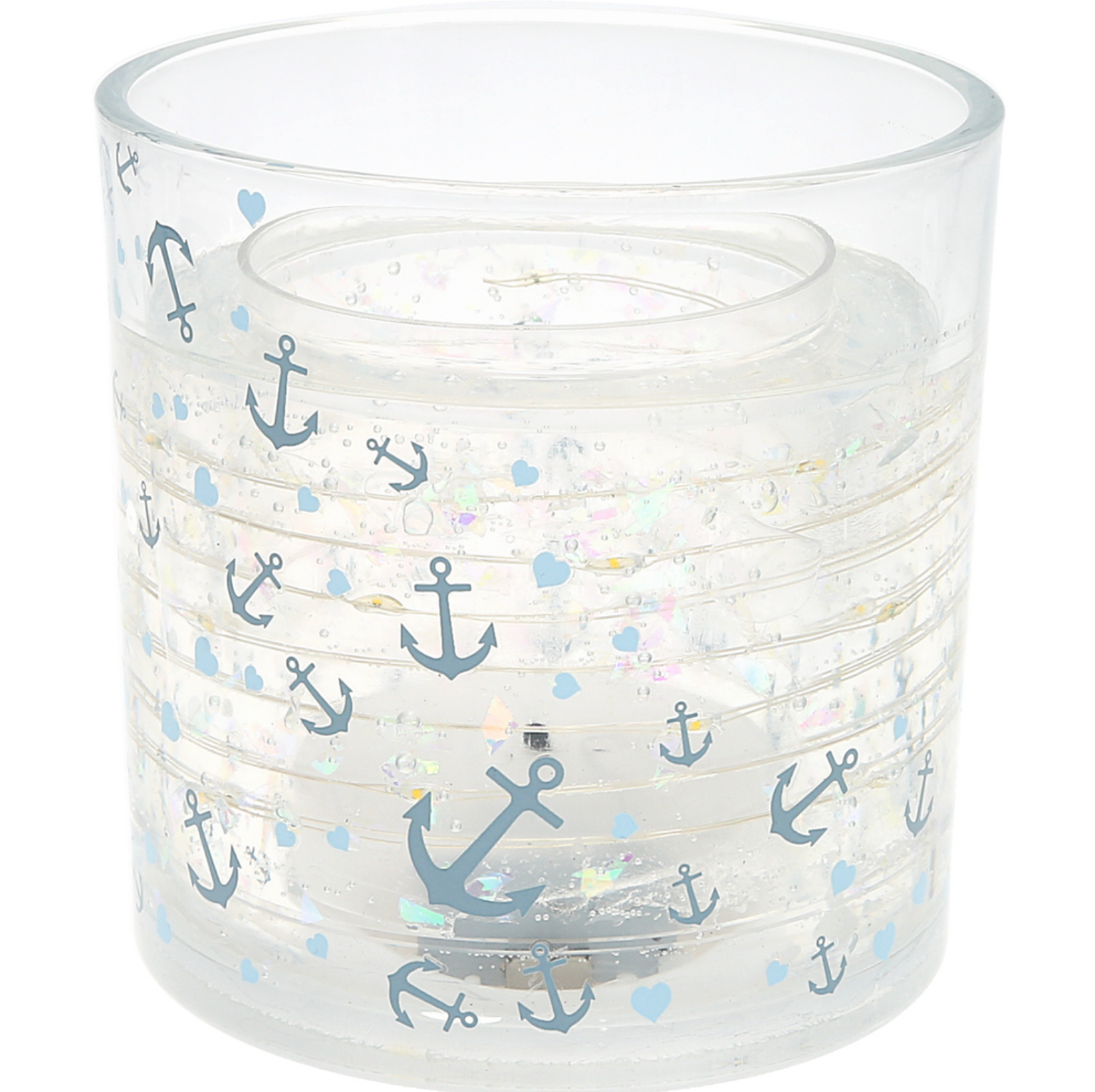 Anchors - 5 oz Refillable Soy Wax Candle with LED
