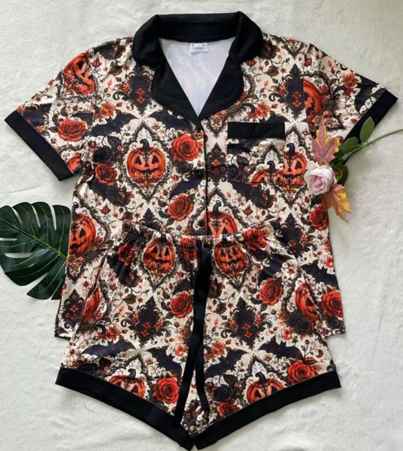 Shirley & Stone Gothic Pumpkin PJ - PREORDER
