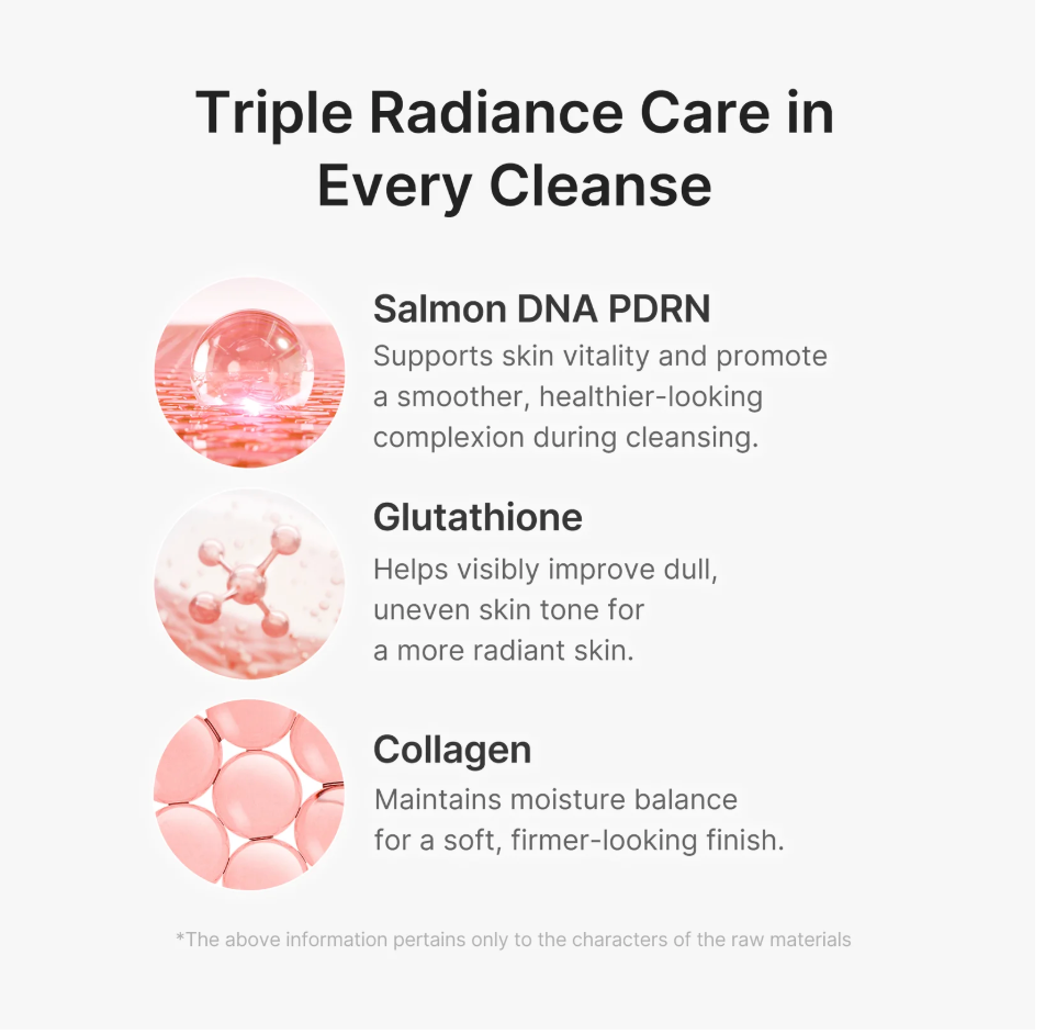Medicube PDRN Pink Glutathione Capsule Foam Cleanser