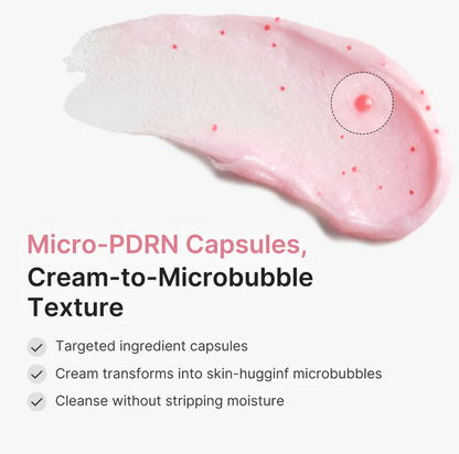 Medicube PDRN Pink Glutathione Capsule Foam Cleanser