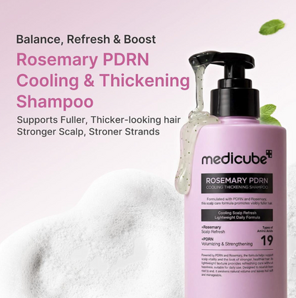 Medicube Rosemary Pdrn Cooling Thickening Shampoo