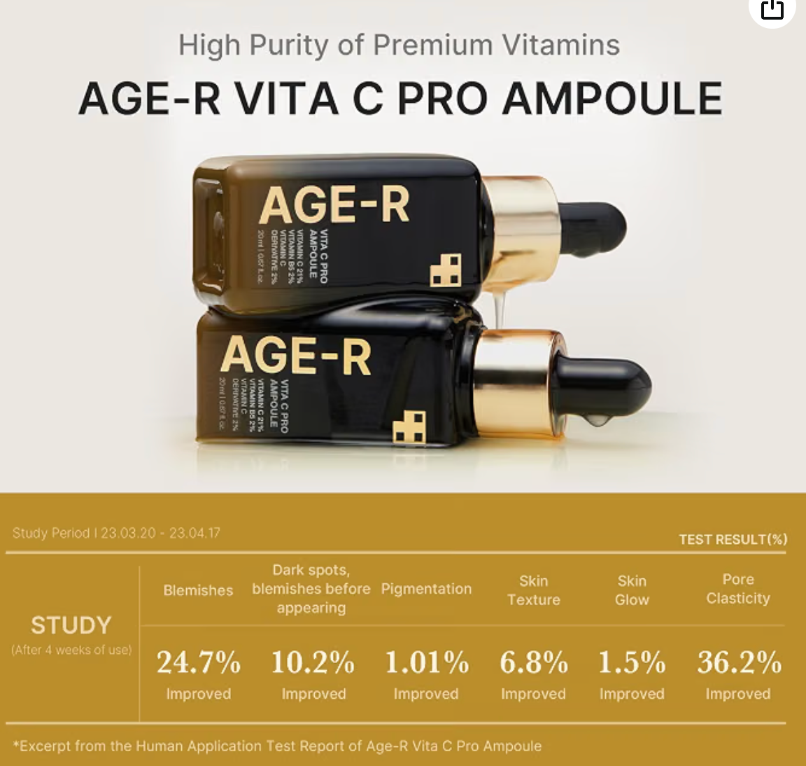 Medicube Age R Vita C Pro Ampoule
