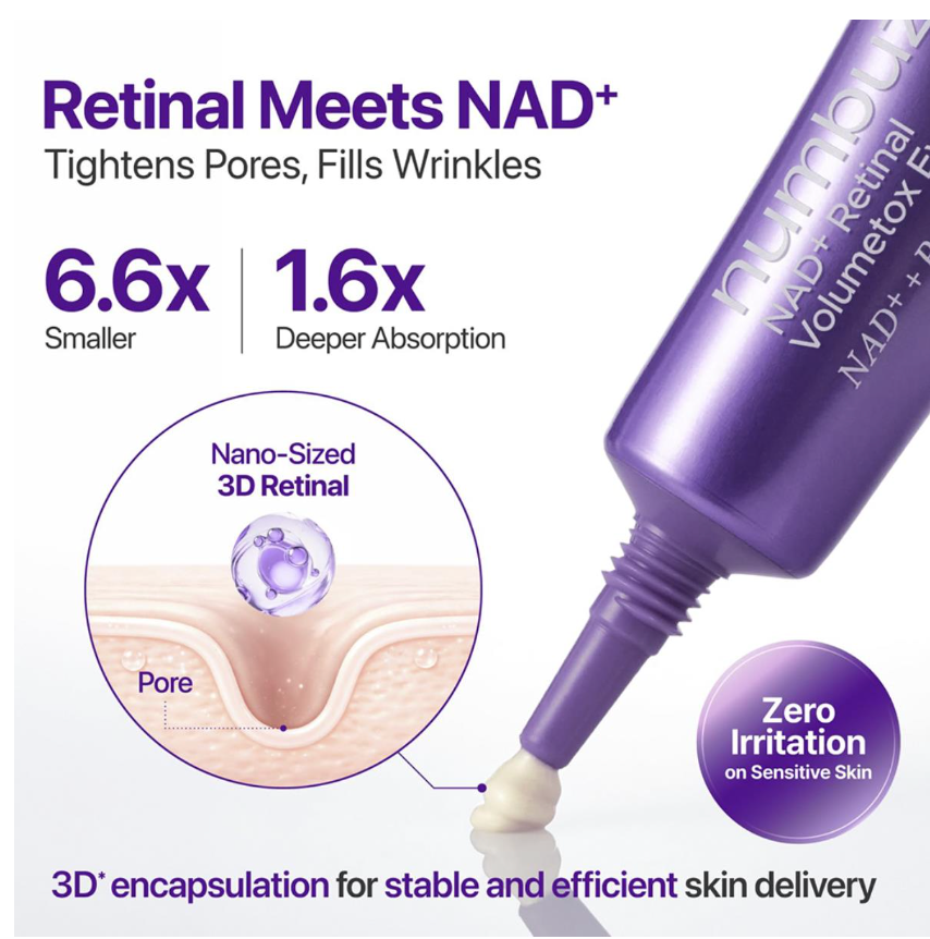 Numbuzin Nad Plus Retinal Volumetox Eye Cream