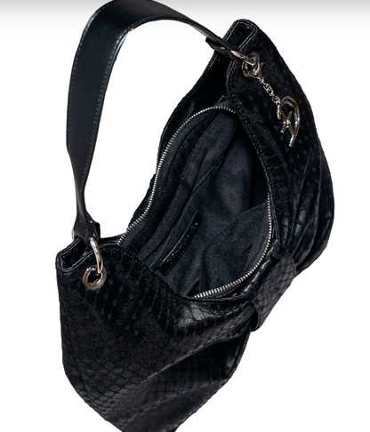 The New Beaux Hobo Noir Satin