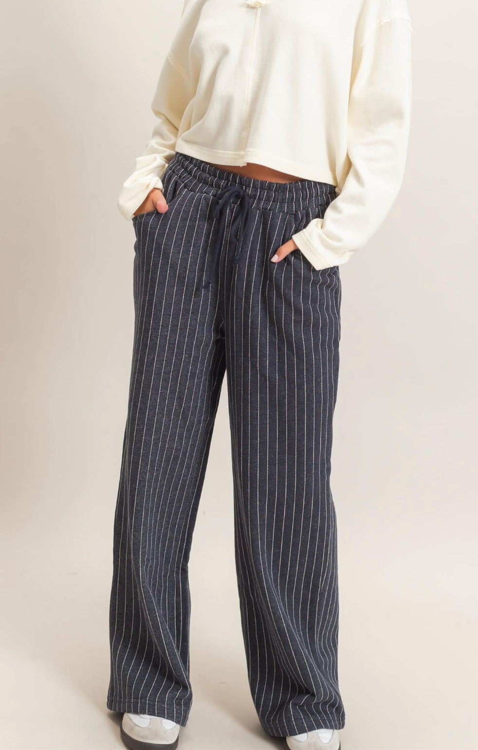 Navy Skies Knit Pants