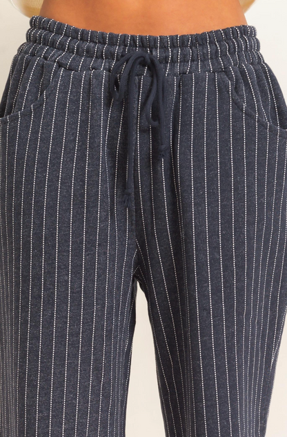 Navy Skies Knit Pants