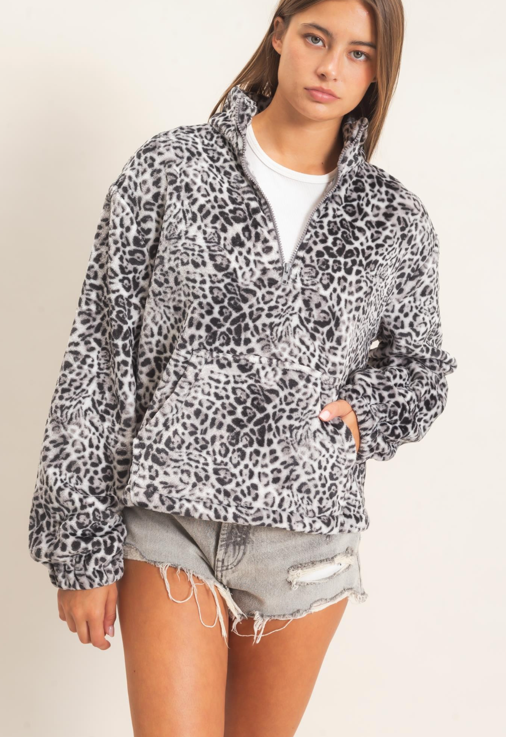 Cloud Nine 3/4 Zip Crewneck