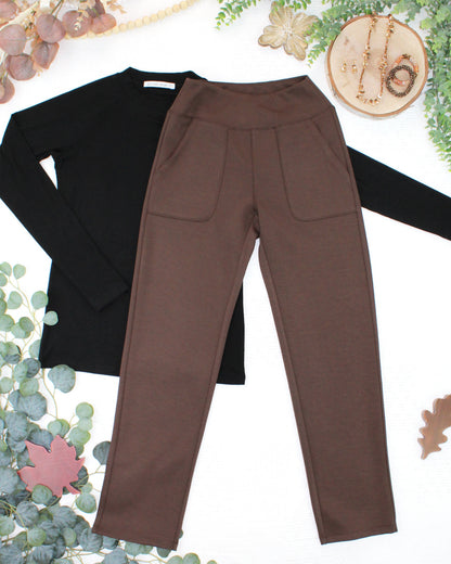 Luxe Ankle Bottoms- Brown
