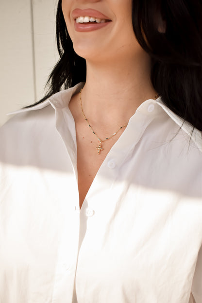 Station Bar Chain (Threader Chain for Charms and Initials)