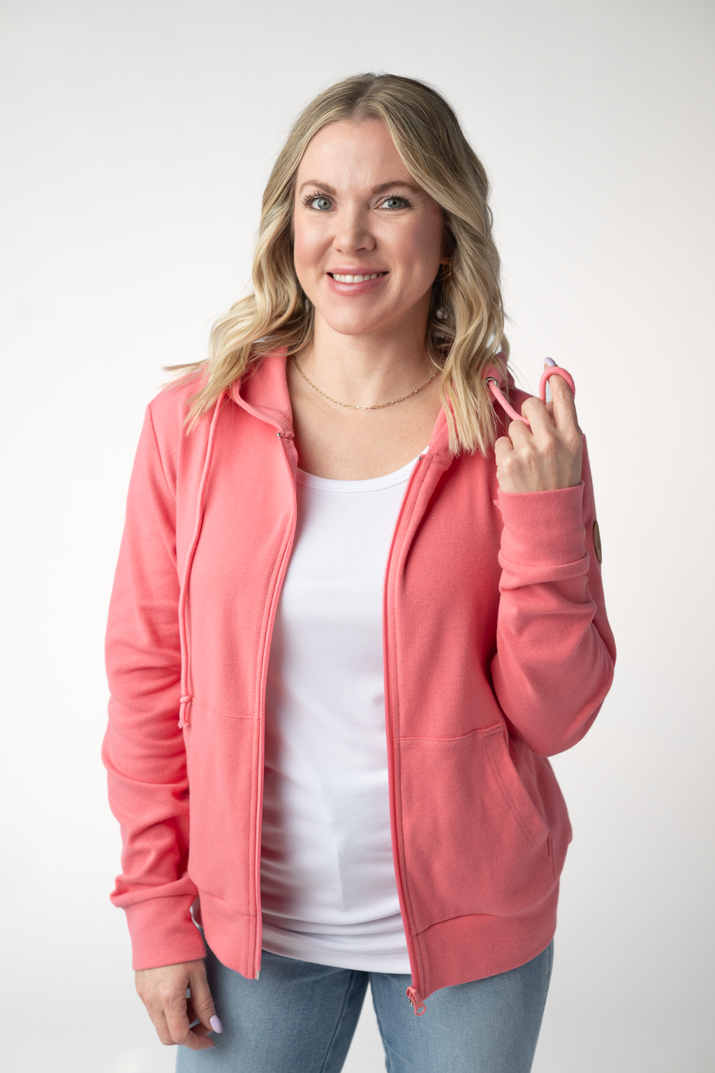 Fullzip Hoodie - Sunkissed Coral
