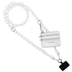 White Chain - Silver Pouch (Hardware: Silver)
