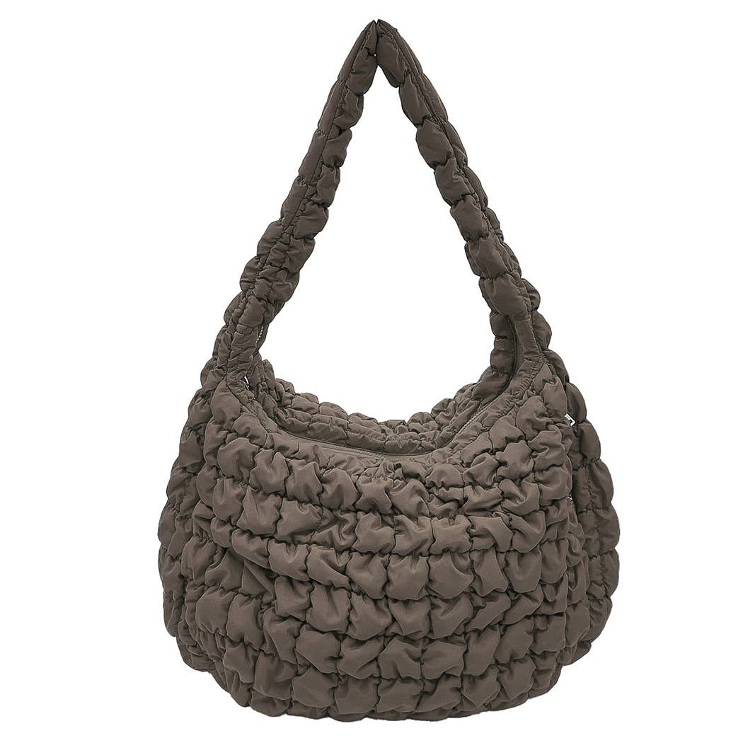Stylish Puffer Lightweight Shoulder Large Bag