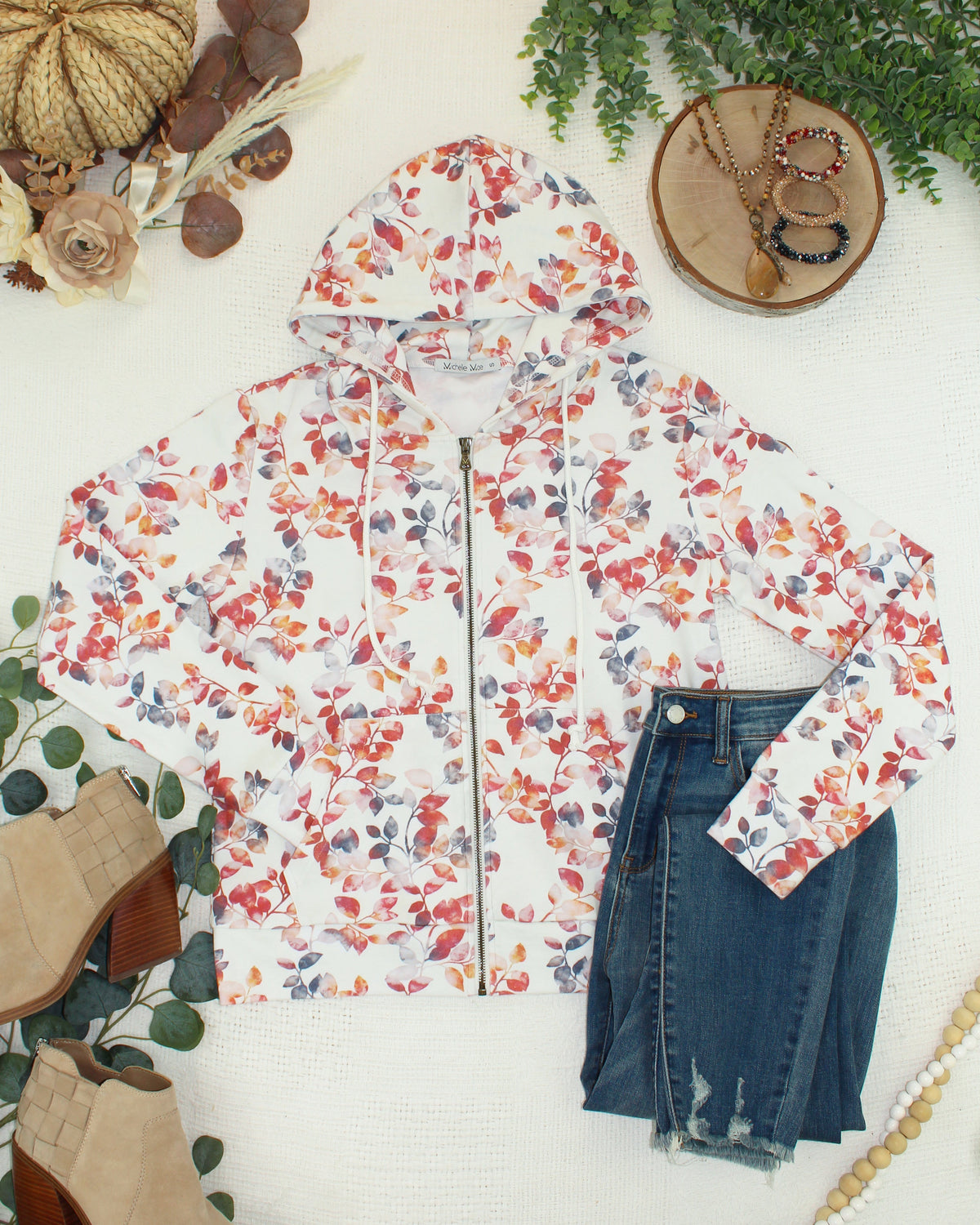 Fullzip Hoodie - Autumn Watercolor