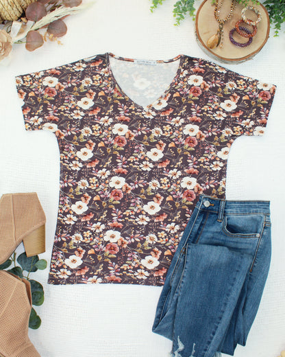 Chloe Cozy Top - Blushwood Floral