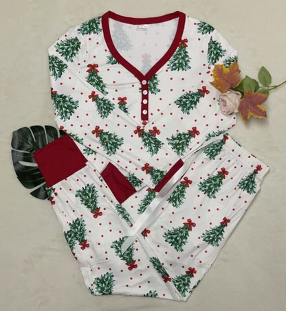 Christmas Tree Jogger Pajama Pre-Order by Shirley & Stone