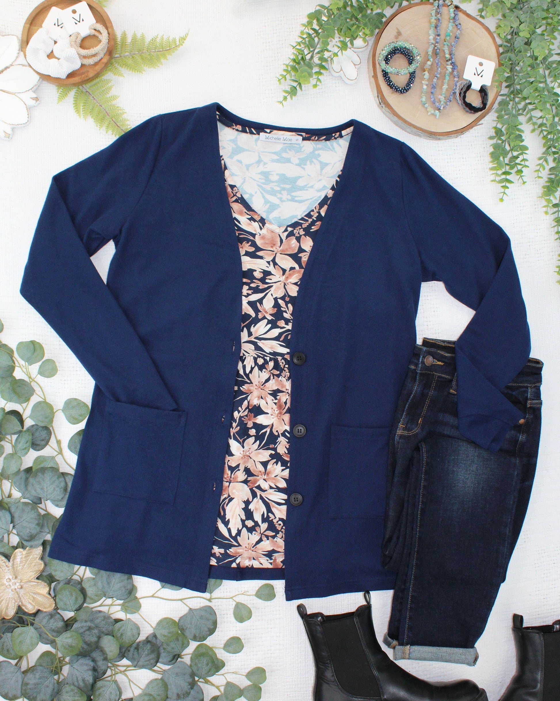 Cori Cardigan - Navy