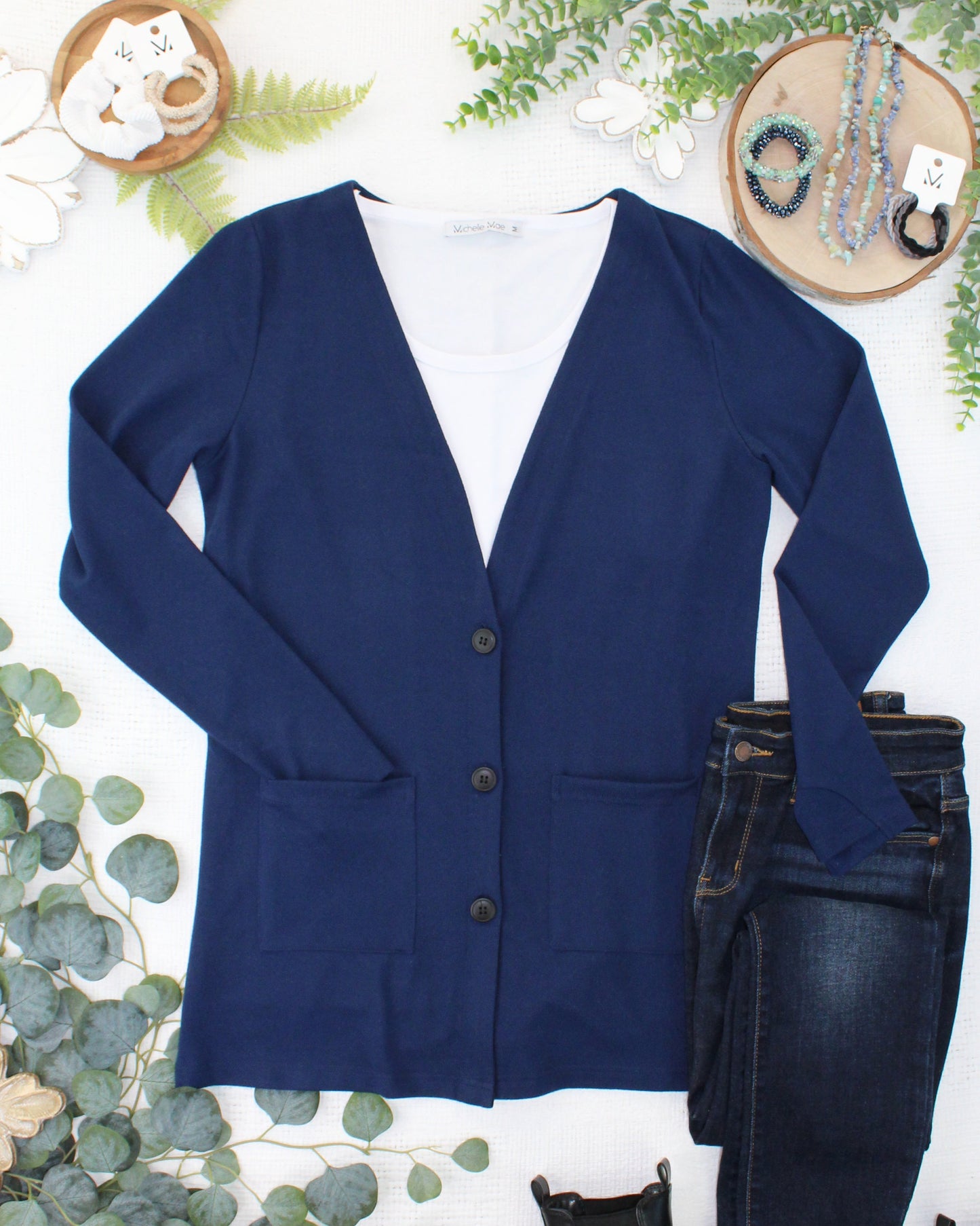 Cori Cardigan - Navy