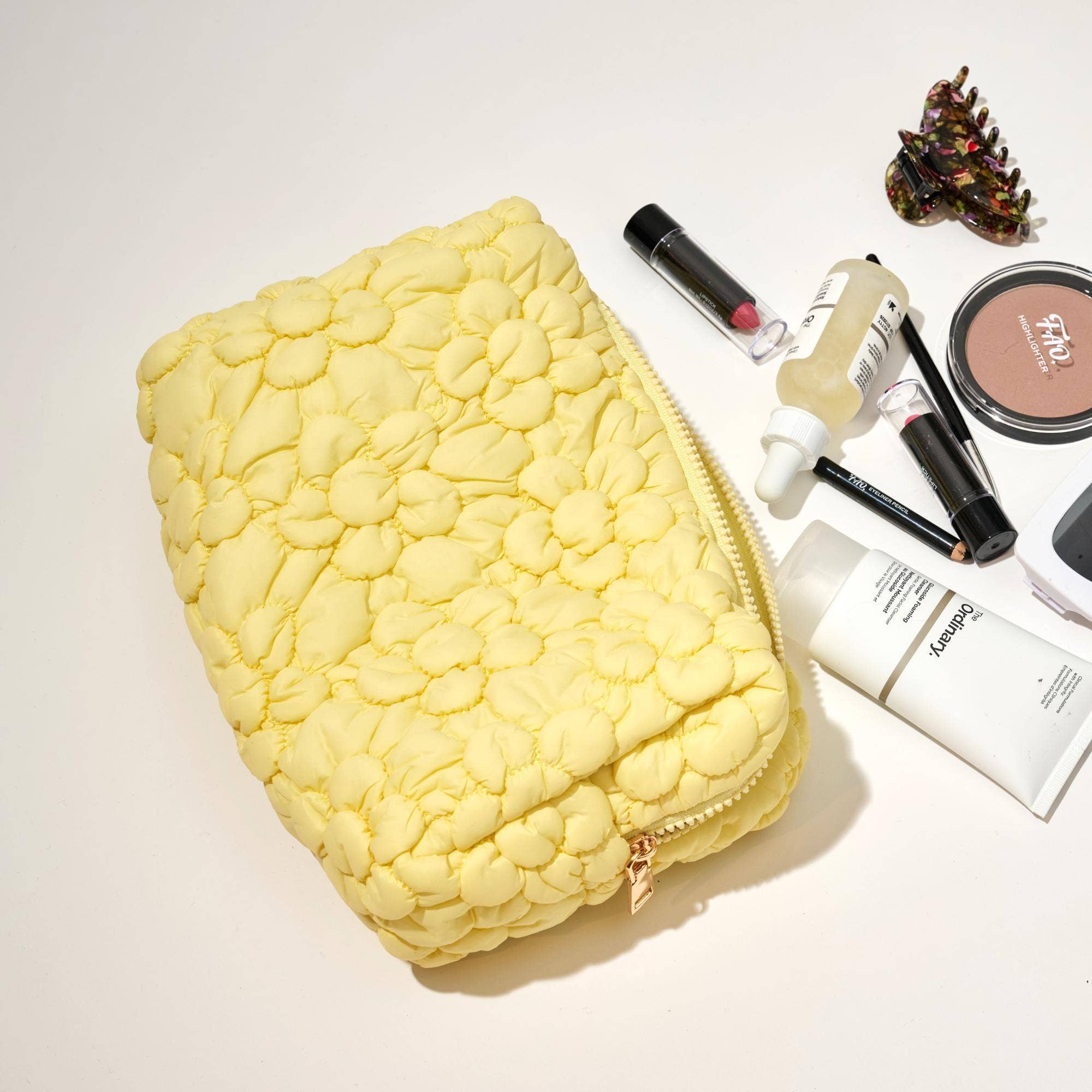 Flora Pop Nylon Cosmetic & Travel Organizer Pouch