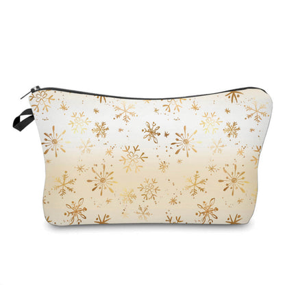 Pouch - Christmas - Snowflake Gold
