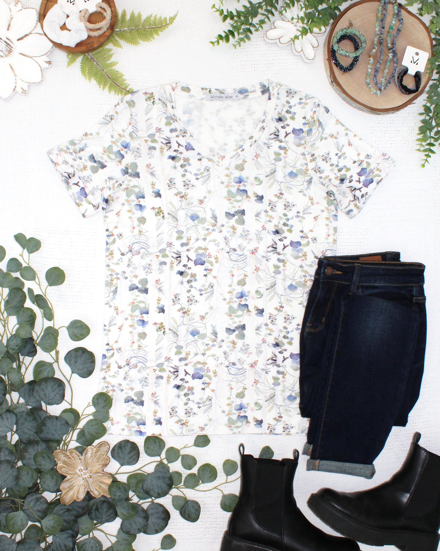Sophie Top - Olive Meadow