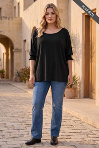 Mila Easy Fit Top plus size