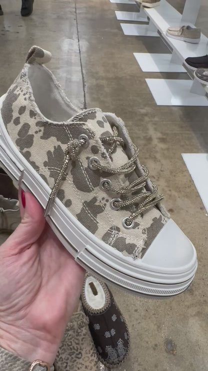 Aman Cow Slip On Sneaker