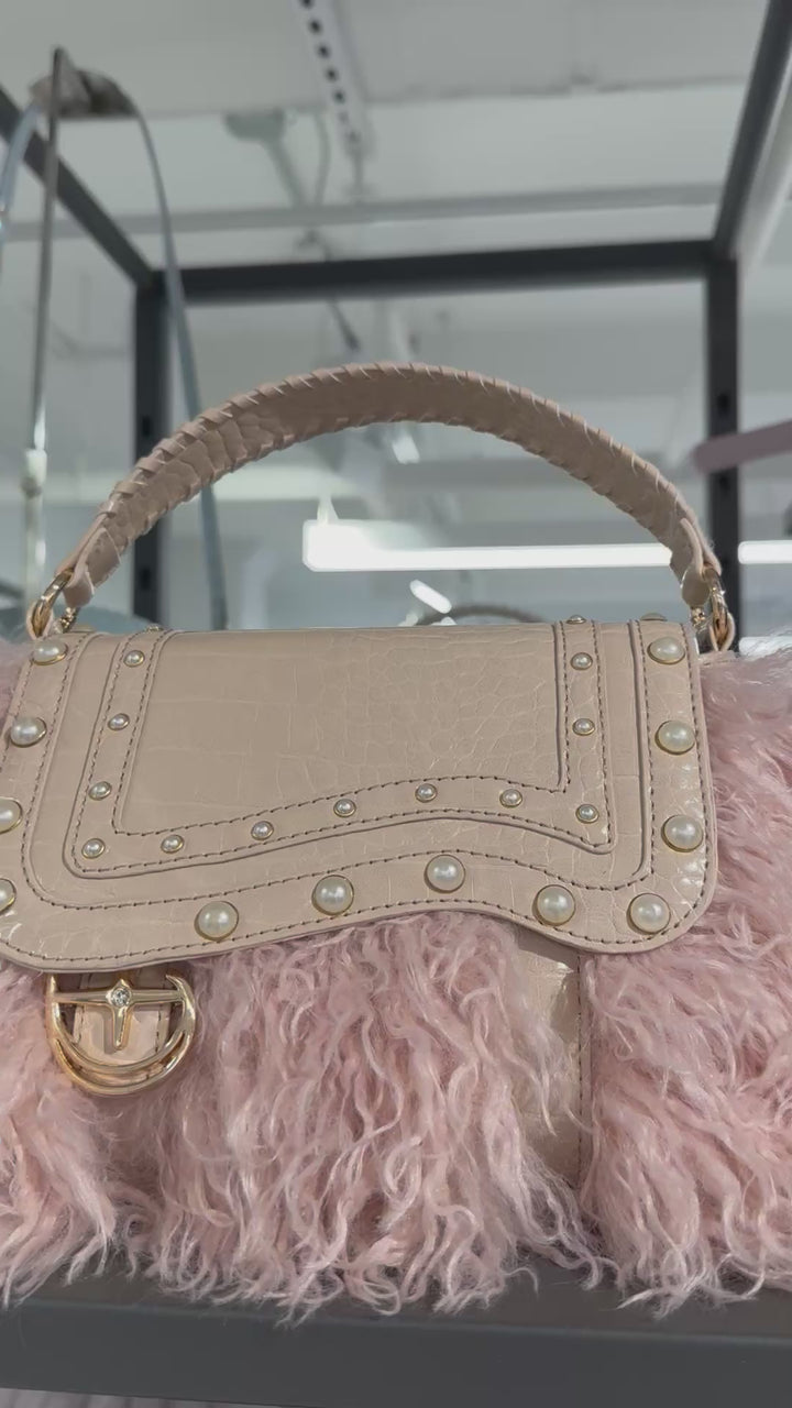 Pearlized Puff Convertible Crossbody