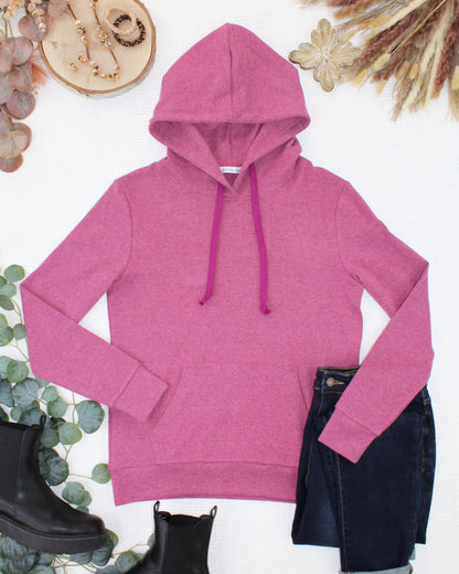 Hailey Hoodie - Raspberry