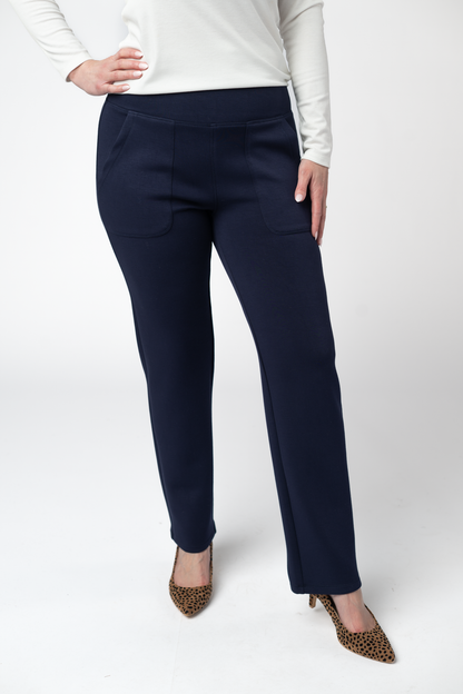 Luxe Ankle Bottoms- Navy