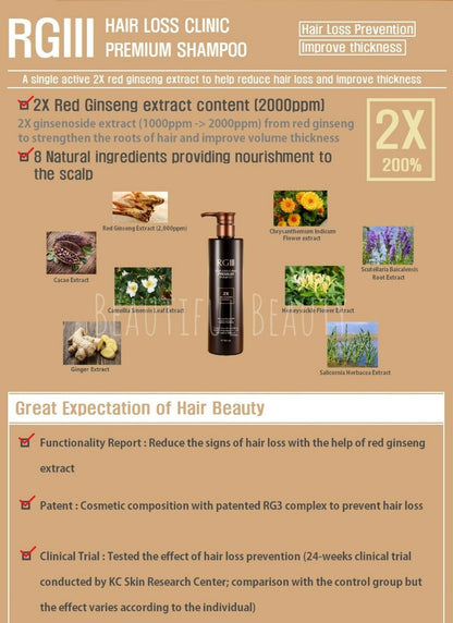 RGIII Hair Loss Prevention - Thicker, Fuller Shampoo