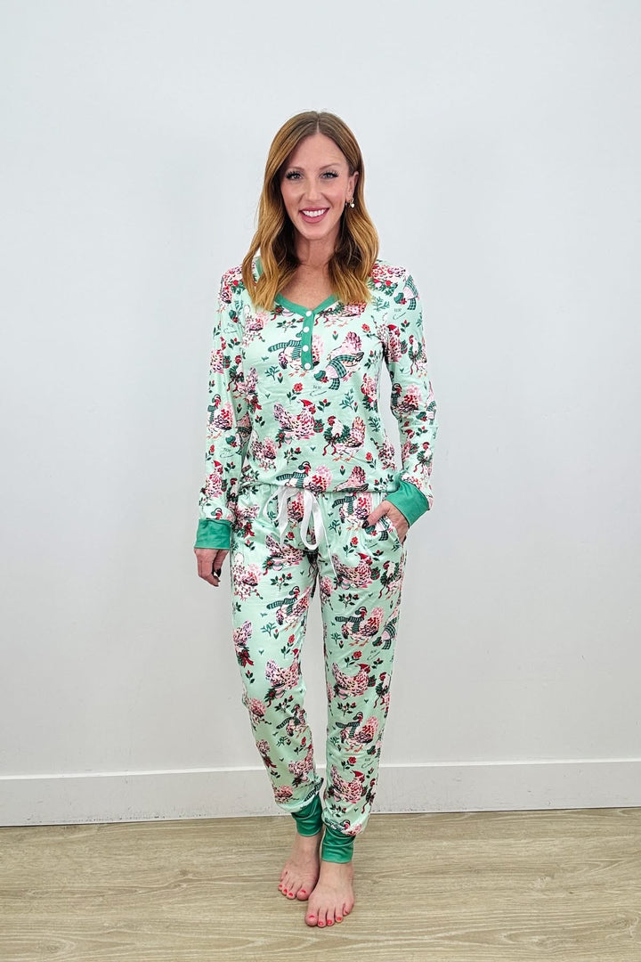Mistletoe Morning Shirley & Stone pajama set